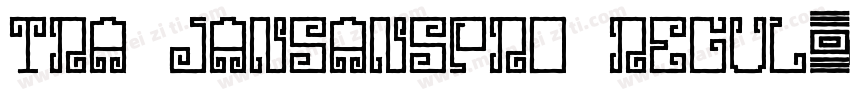 Tra janSansPro Regul字体转换